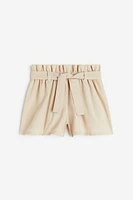 Linen-blend Shorts