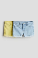 2-pack Denim Shorts