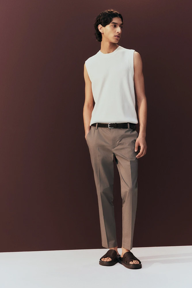Slim-Fit Crop Pants