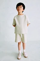 2-Piece Waffled Jersey Set
