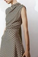 Draped Jersey Dress