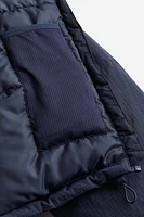 Water-repellent Cropped Puffer Jacket