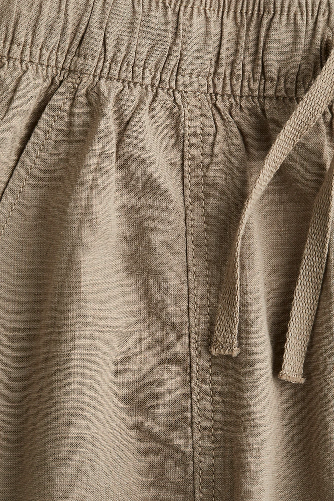 Pantalon de jogging en popeline