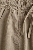 Pantalon de jogging en popeline