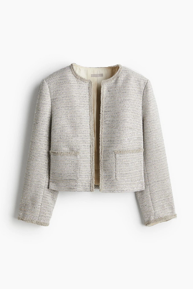 Textured-Weave Jacket