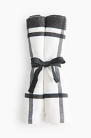 Lot de 2 serviettes de table