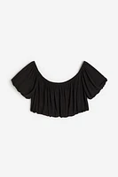 Draped Crop Top