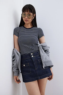 Ribbed T-shirt
