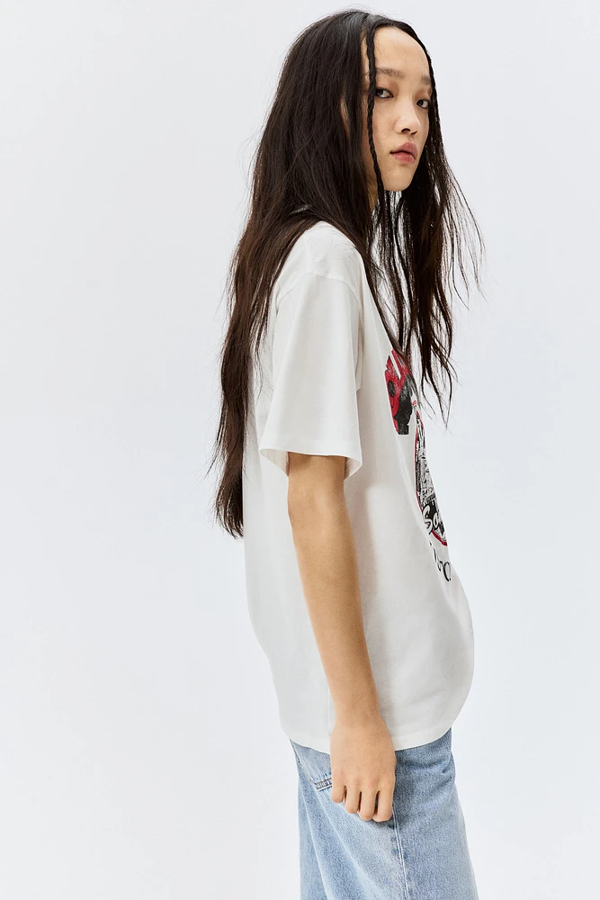 T-shirt ample imprimé