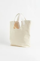 Large Canvas Shopper