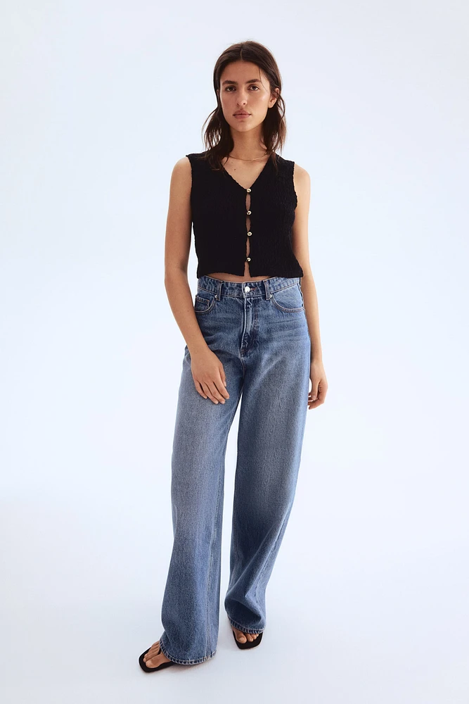 Textured Jersey Vest