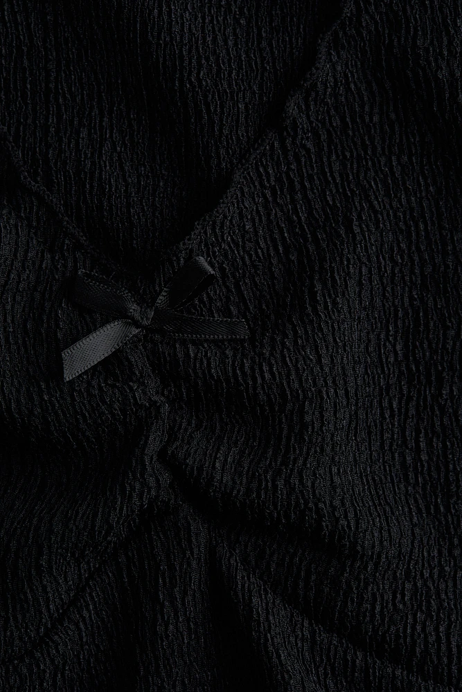 Camisole en jersey froissé