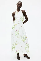Flared Halterneck Dress