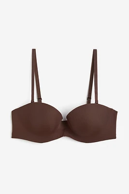 Padded Microfiber Balconette Bra