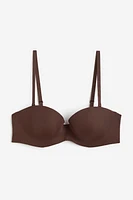 Padded Microfiber Balconette Bra