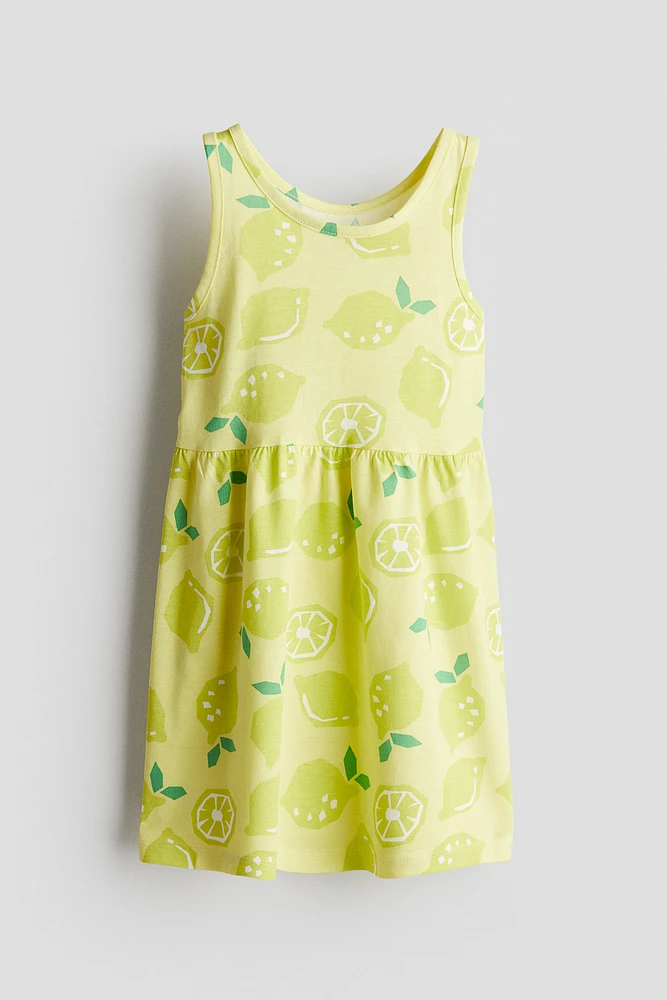 Robe à motif en coton