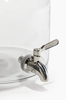 Glass Dispenser with Tap