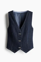 Denim waistcoat