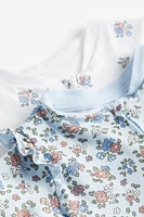Lot de 2 pyjamas à motif en coton