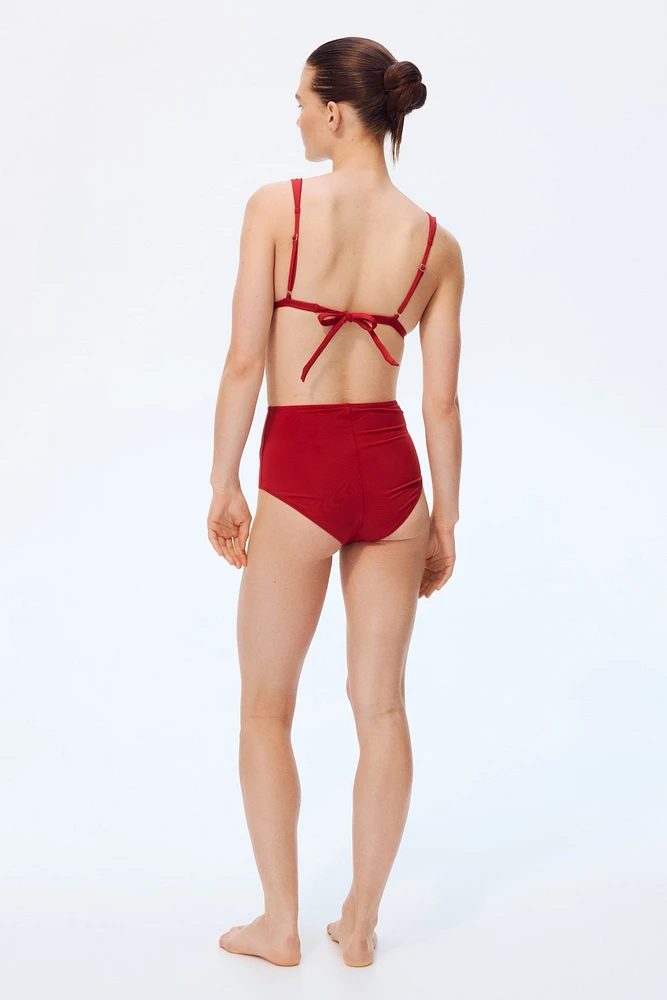 Culotte de bikini taille haute