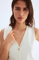 Fine-Knit Vest