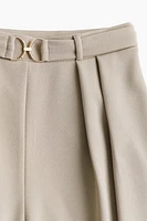 Buckle-detail Dress Pants