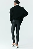 Coated Leggings