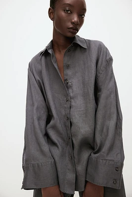 Oversized Linen Shirt