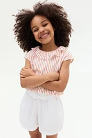 Linen-blend Shorts