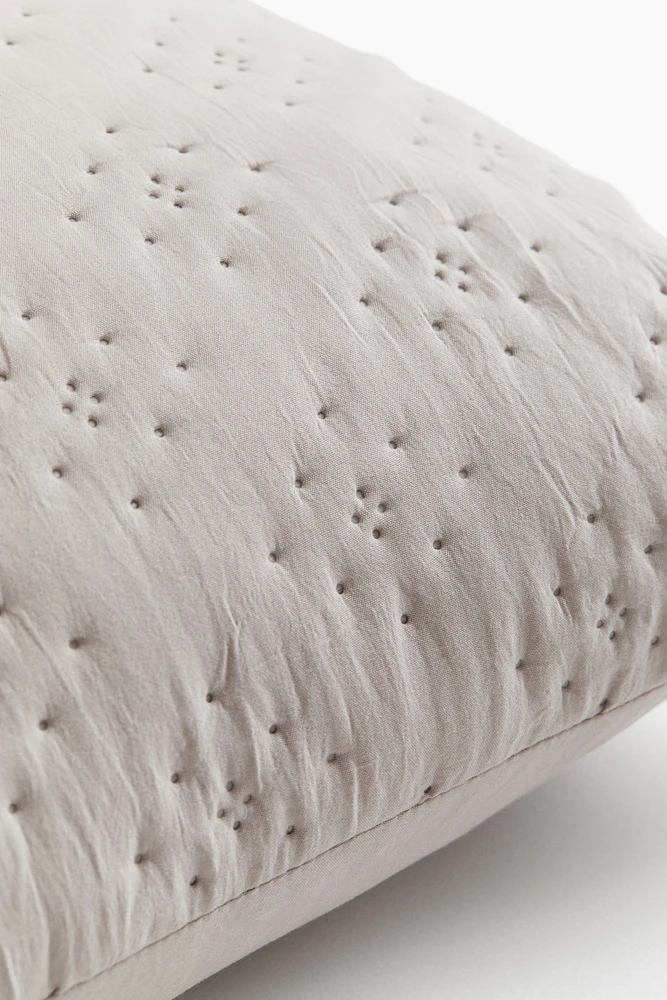 Housse de coussin matelassée