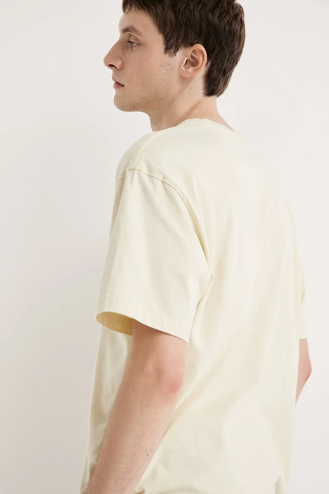 Loose Fit Washed-Look T-Shirt