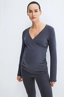 MAMA Before & After Nursing Wrapover Top