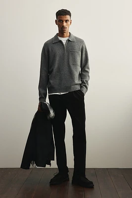 Regular Fit Half-Zip Sweater