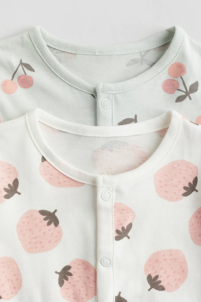 2-pack Patterned Cotton Pajamas