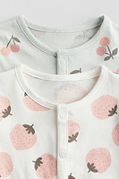 2-pack Patterned Cotton Pajamas