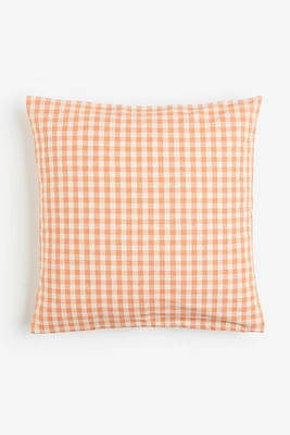 Checked Cushion Cover