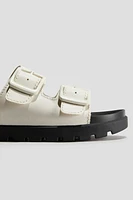 Chunky Two-strap Sandals