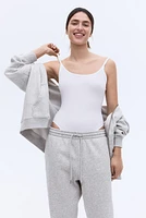 Pantalon en molleton de coton mélangé
