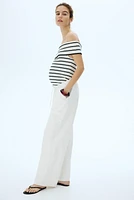 MAMA Denim Drawstring Pants