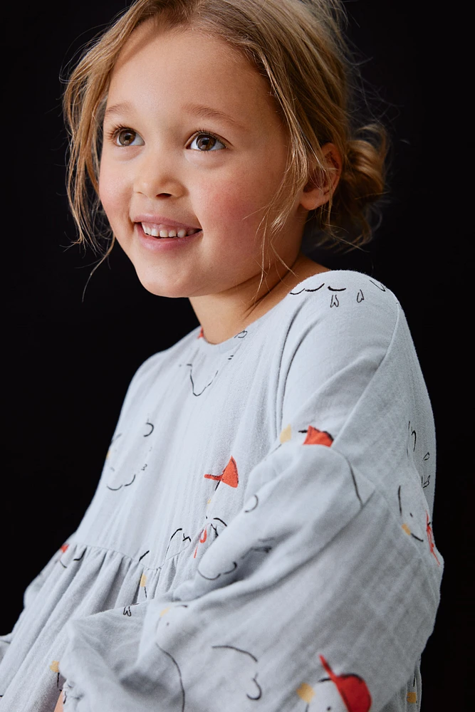 Robe en mousseline de coton