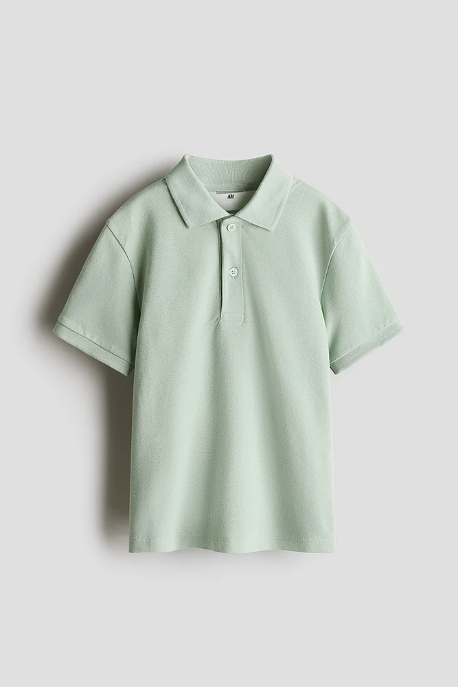 Cotton Pique Polo Shirt