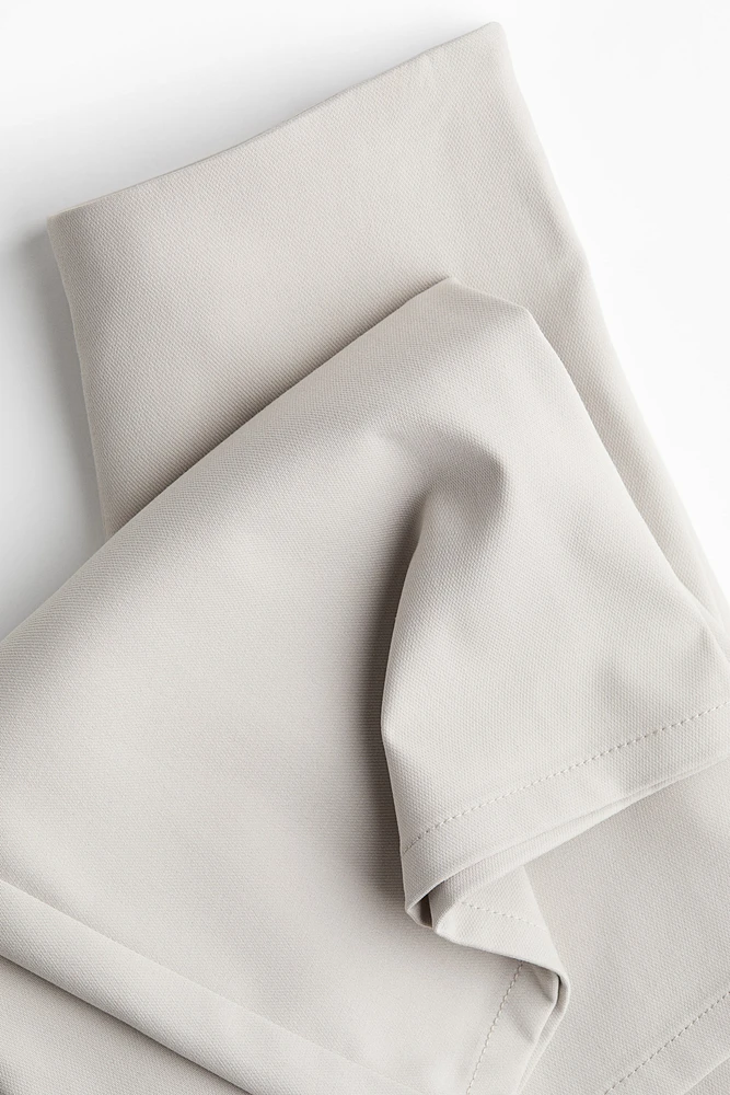Wide-Leg Twill Pants