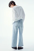 High Rise Wide-cut Jeans