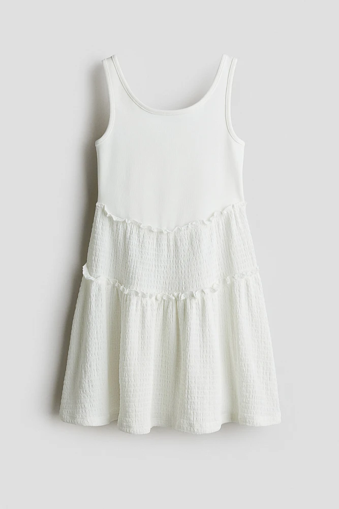 Textured Jersey Dress