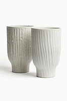 Vase haut en terracotta