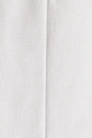 Regular-Fit Tailored Linen-Blend Pants