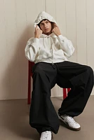Oversized Fit Hooded Jacket