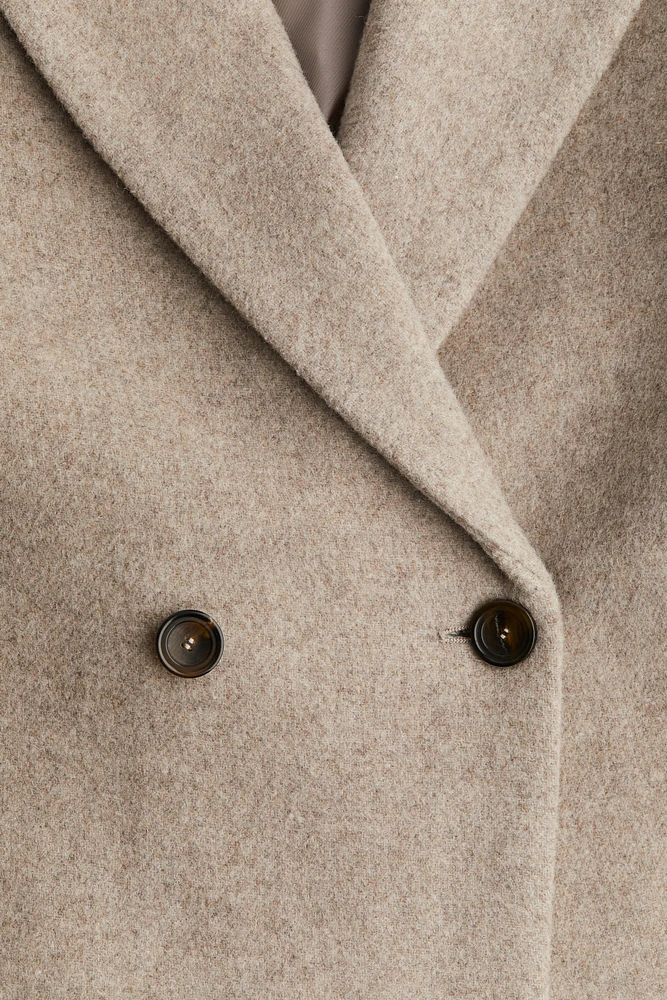 Wool-Blend Coat