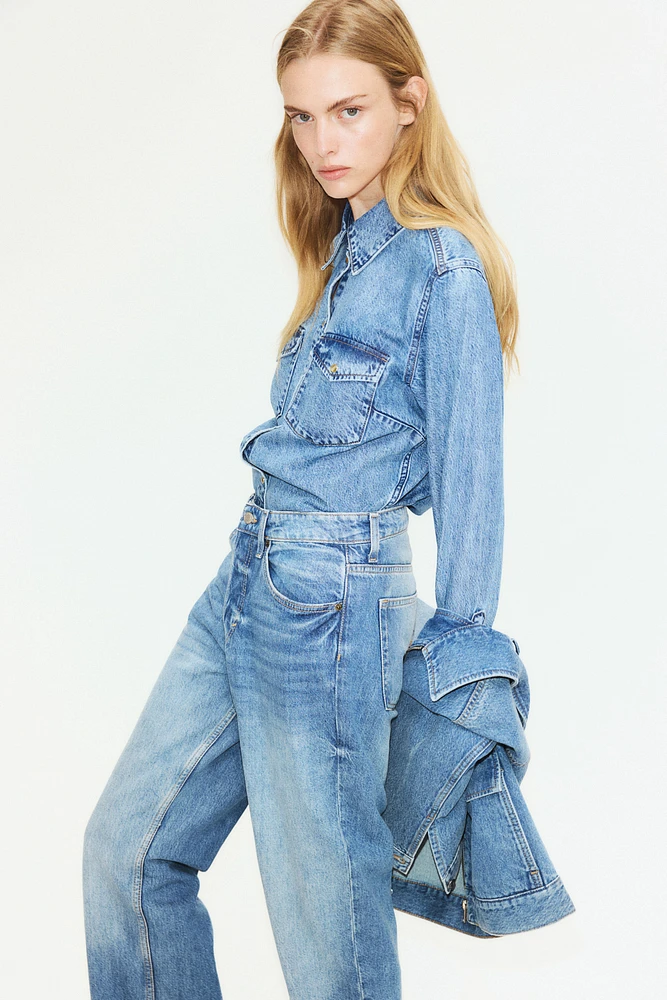 Chemise en denim