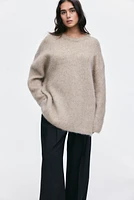 Oversized Mohair-Blend Sweater